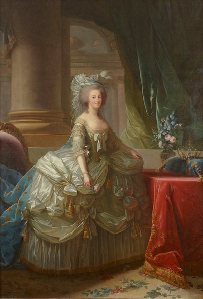 Portret królowej Marii Antoniny z Francji 1755-1793, c. 1785. autorstwa Elisabeth Louise Vigee Lebrun