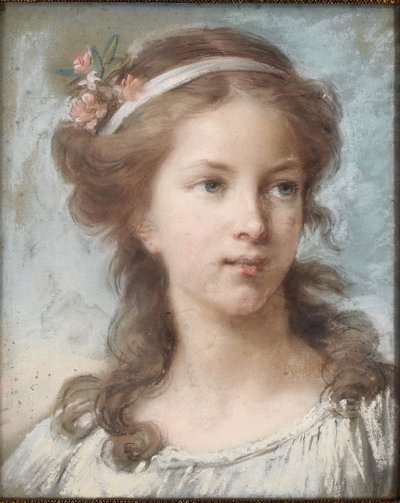 Portret młodej dziewczyny autorstwa Elisabeth Louise Vigee Lebrun