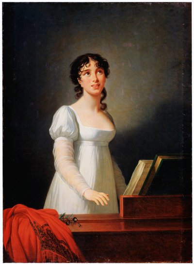 Portret włoskiej śpiewaczki Angeliki Catalani, koniec XVIII i początek XIX wieku autorstwa Elisabeth Louise Vigee-Lebrun
