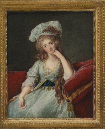 Portret Louise Marie Adelaide de Bourbon-Ponthievre, księżnej Orleanu autorstwa Elisabeth Louise after Vigee Lebrun