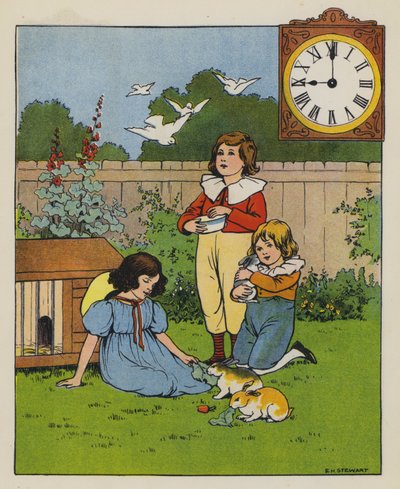 Czas karmienia (kolor lito) autorstwa Elise H. Stewart