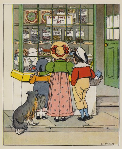 Sobota, czas na zakupy (kolor lito) autorstwa Elise H. Stewart