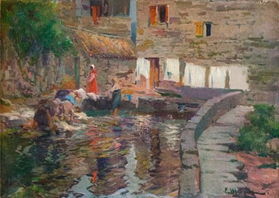 Praczki, Pontevedra, c1904 autorstwa Eliseo Meifren y Roig