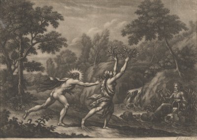 Apollo i Dafne autorstwa Elisha Kirkall