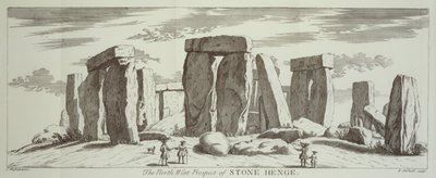 „Północno-zachodnia perspektywa Stone Henge”, 1725 autorstwa Elisha Kirkall