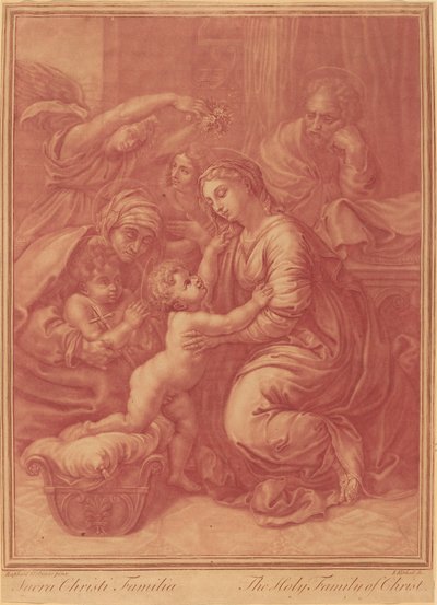 Święta Rodzina autorstwa Elisha Kirkall after Raphael