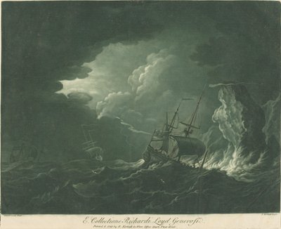 Scena wysyłki z kolekcji Richarda Lloyda autorstwa Elisha Kirkall after Willem van de Velde the Elder
