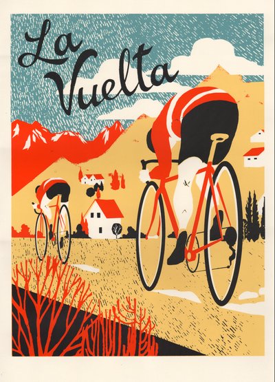 La Vuelta, 2015 (sitodruk) autorstwa Eliza Southwood