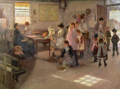 Szkoła nie ma, 1889 autorstwa Elizabeth Adela Stanhope Forbes