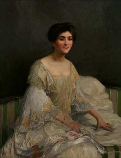 Oblubienica (Lady Forbes), ok. 1889 r. autorstwa Elizabeth Adela Stanhope Forbes