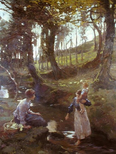Drewno pierwiosnkowe autorstwa Elizabeth Adela Stanhope Forbes