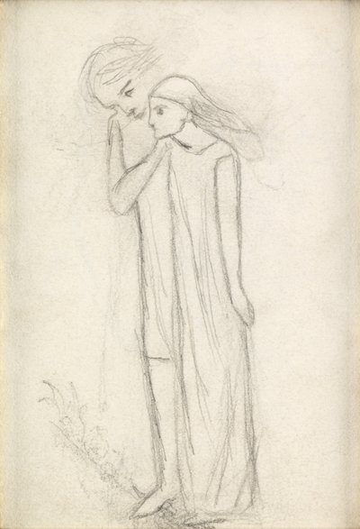 Piękna Pani Bez Miłosierdzia, ok. 1855 r. autorstwa Elizabeth Eleanor Siddal