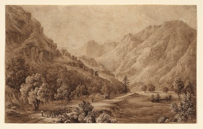 Droga Simplon pomiędzy Baveno i Gravellona autorstwa Elizabeth Frances Batty