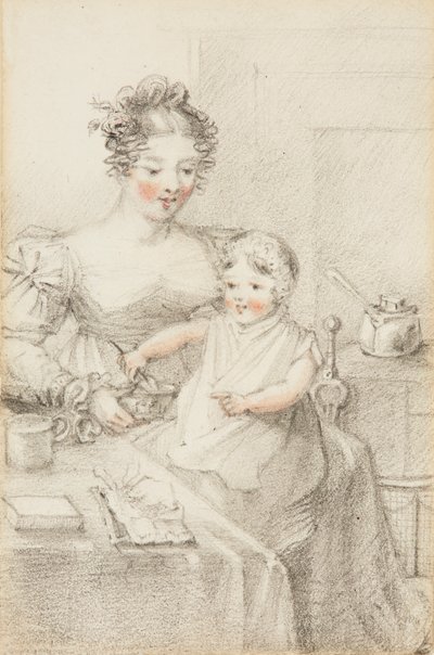 Królowa Wiktoria jako dziecko autorstwa Elizabeth Keith née Lindsay Heathcote