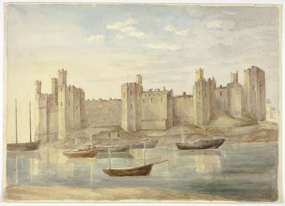 Zamek Caernarvon autorstwa Elizabeth Murray
