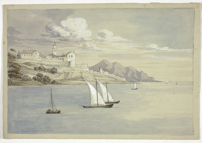 Portofino od morza, Genua autorstwa Elizabeth Murray