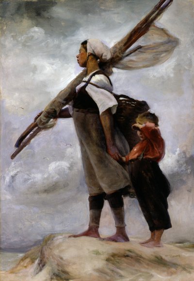 Rybaczka z Pikardii, 1889. autorstwa Elizabeth Nourse