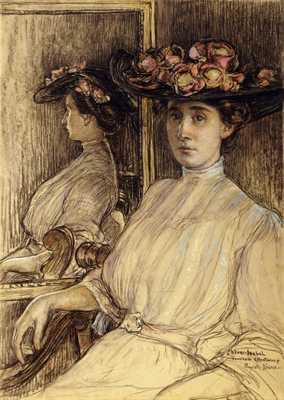 Szkic portretowy panny Palmer autorstwa Elizabeth Nourse