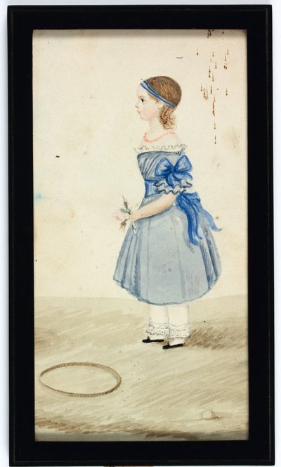 Elizabeth Sophia Hawkins-Whitshed, później pani Arthur Cavendish Bentinck (emalia) autorstwa Elizabeth Sophia Hawkins Whitshed