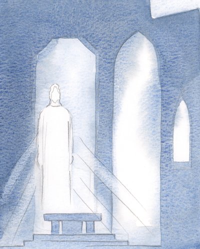 Wszystkie dobre rzeczy i wszystkie dary i wiedza w modlitwie przychodzą do nas przez Chrystusa, 2000 (w/c na papierze) autorstwa Elizabeth Wang
