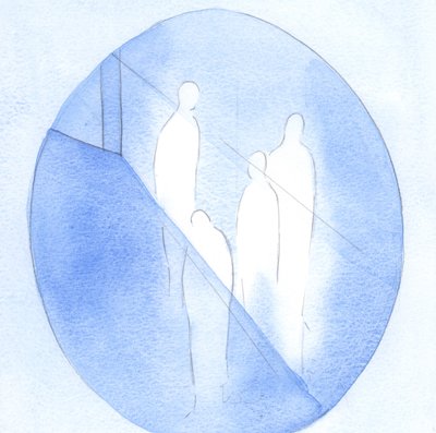 Całe dobro, które widzę i wyczuwam w znanych mi osobach, jest darem od Boga; każdy dobry czyn lub gest pochodzi od Niego, 2000 (w/c na papierze) autorstwa Elizabeth Wang