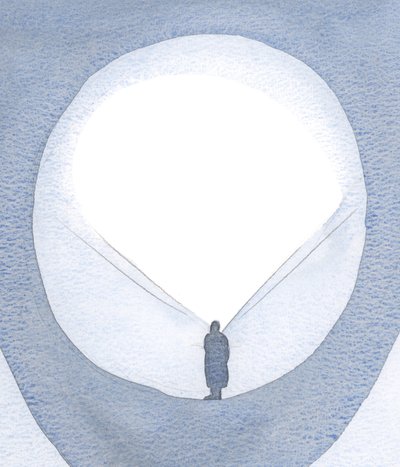 Poprzez małe akty wiary, miłości i poświęcenia przygotowuje się w duszy przestrzeń na ponowne wylanie łaski., 2001 (w/c na papierze) autorstwa Elizabeth Wang