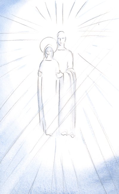 Chrystus wyjaśnił, jak cenna jest Jego Święta Matka i jak lojalnie powinniśmy Jej bronić, 2000 (w/c na papierze) autorstwa Elizabeth Wang