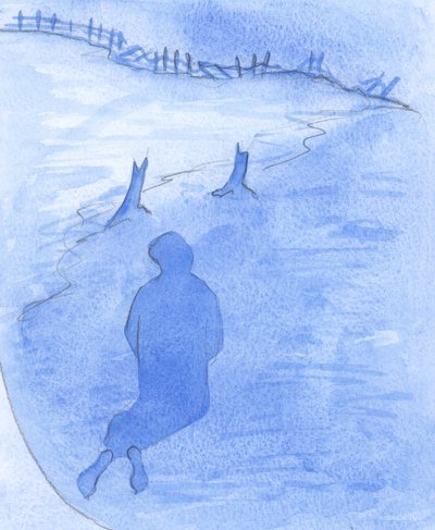 Każda dobra modlitwa, każdy akt wiary w Boga i Jego dobroć jest jak krzyk „żołnierza”: „Nasz bohater – Chrystus – wart jest umrzeć!”, 2001 (w/c na papierze) autorstwa Elizabeth Wang