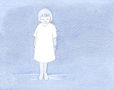 Pokazał mi, jaka jestem jak dziecko w szacie chrzcielnej, po smutku i przebaczeniu, pokucie i zadośćuczynieniu., 2000 (w/c na papierze) autorstwa Elizabeth Wang