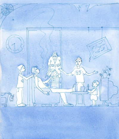 Jest Wolą Bożą, abyśmy wypełniali nasze obowiązki wobec najbliższej rodziny, 2002 (w/c na papierze) autorstwa Elizabeth Wang