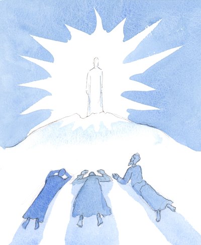 Jezus jest Osobą Boską, 2004 (w/c na papierze) autorstwa Elizabeth Wang