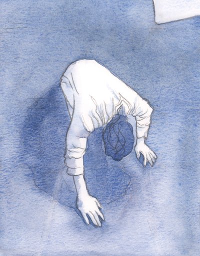 Jezus modlił się w agonii do swego Ojca Niebieskiego w Ogrodzie Getsemani, 2000 (w/c na papierze) autorstwa Elizabeth Wang