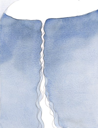 Nasza jedyna modlitwa w Chrystusie wznosi się aż do Nieba; jest jak pępowina życia i łaski w Niebie., 2001 (w/c na papierze) autorstwa Elizabeth Wang