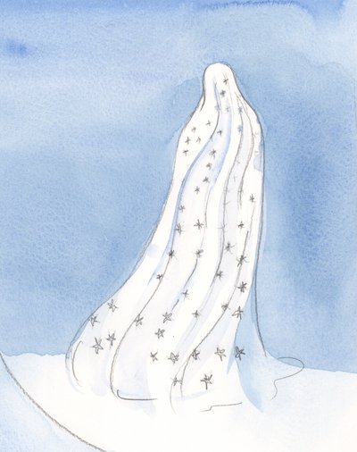 Ta, która stara się tylko podobać Chrystusowi, Jej Panu, jest odpowiednią oblubienicą dla Chrystusa: wybrana i godna, 2002 (w/c na papierze) autorstwa Elizabeth Wang
