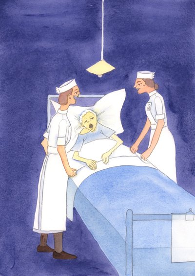 Wyjątkowe jednostki, bez względu na to, jak słabe, nigdy nie mogą być traktowane jako utrapienie lub zwykłe przedmioty litości, 2004 (w/c na papierze) autorstwa Elizabeth Wang