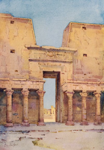 Edfu (kolor lito) autorstwa Ella Du Cane