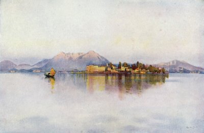 Isola Bella, Jezioro Maggiore (kolor lito) autorstwa Ella Du Cane