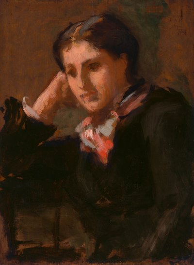 Charlotte Perkins Stetson Gilman, przed 1880 rokiem. autorstwa Ellen Day Hale