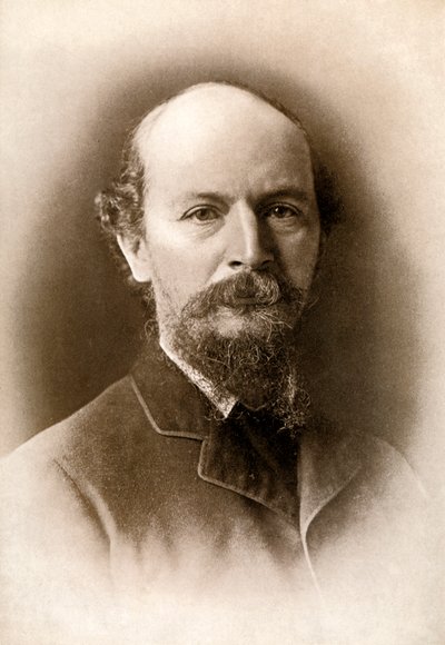 Algernon Charles Swinburne, angielski poeta epoki wiktoriańskiej, 1909. autorstwa Elliott and Fry