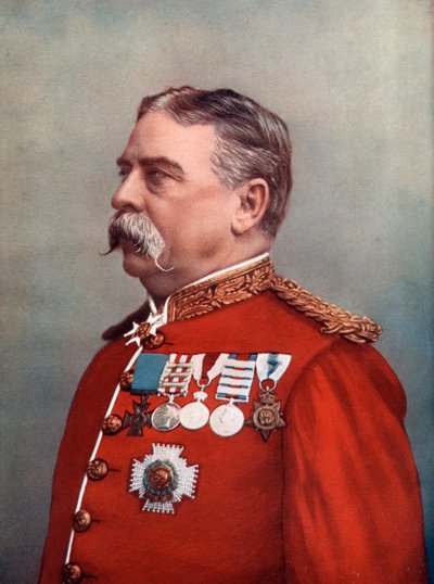 Generał Sir Hugh Gough, Strażnik Klejnotów, Tower of London, 1902. autorstwa Elliott and Fry