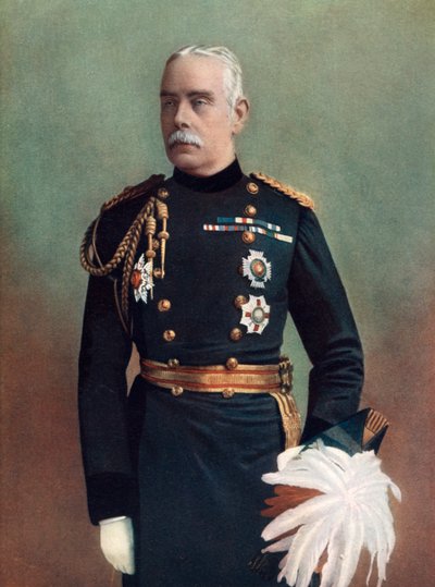 Generał dywizji sir John Carstairs McNeill, Equerry do HM królowej, 1902. autorstwa Elliott and Fry