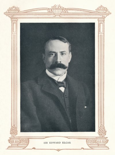 Sir Edward Elgar, 1895. autorstwa Elliott and Fry