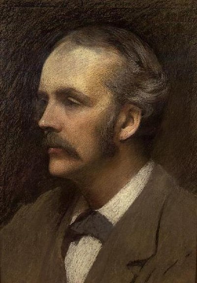 Portret Rt.Hon. Artur Balfour autorstwa Ellis William Roberts