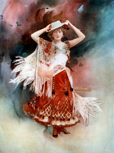 Evie Greene w Kitty Grey, c1902. autorstwa Ellis and Walery
