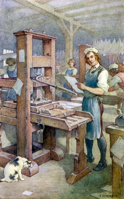 Zabrałem się do pracy w prasie autorstwa Elmer Boyd Smith