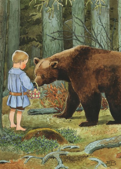 Mały Olle mamy autorstwa Elsa Beskow