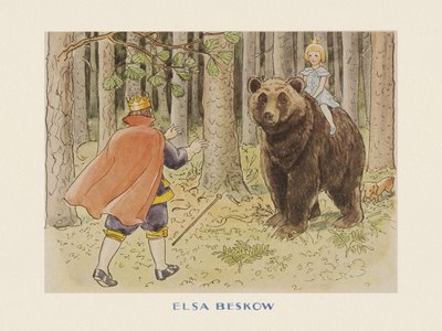 Przygody Sessaletta (1938) Niedźwiedź autorstwa Elsa Beskow