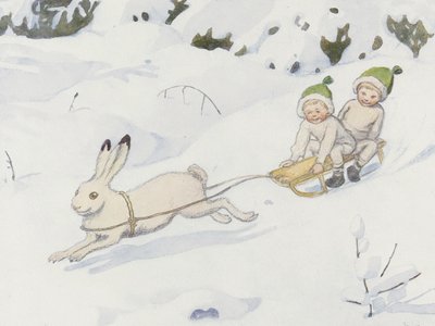 Zając śnieżny autorstwa Elsa Beskow