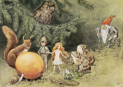 „Jajko słoneczne” (1932) autorstwa Elsa Beskow