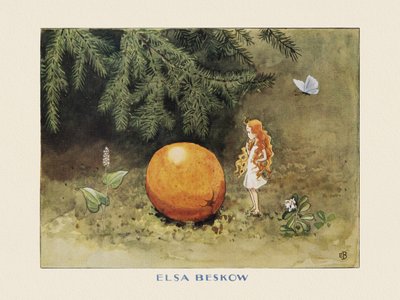Jajko słoneczne Pomarańcza autorstwa Elsa Beskow
